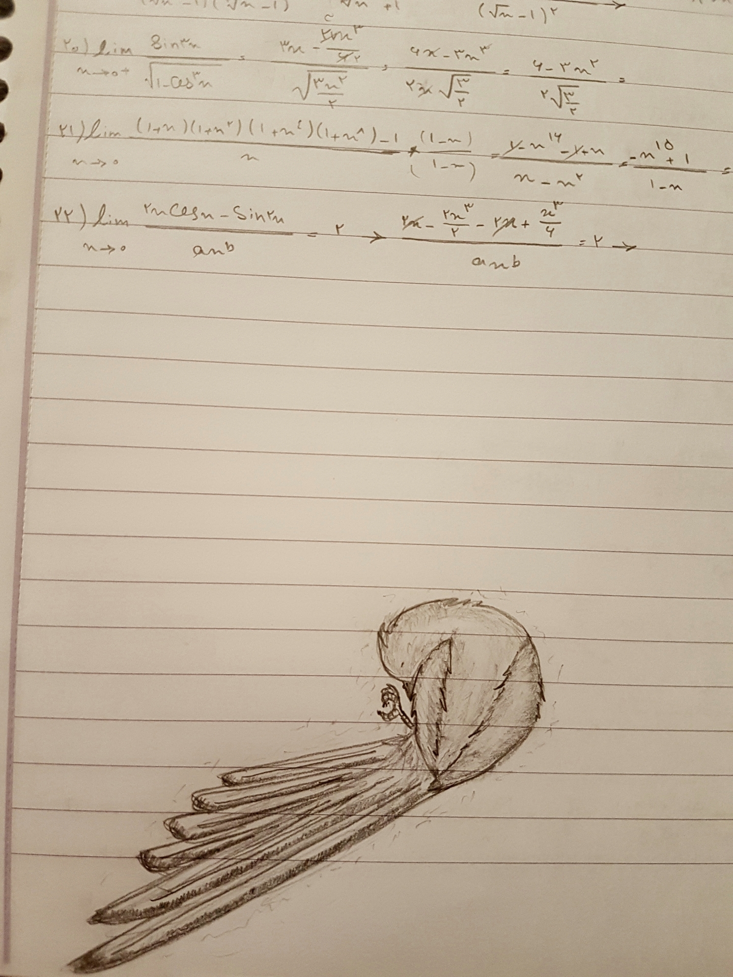 A studying doodle